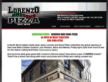 Tablet Screenshot of lorenzoandsons.com